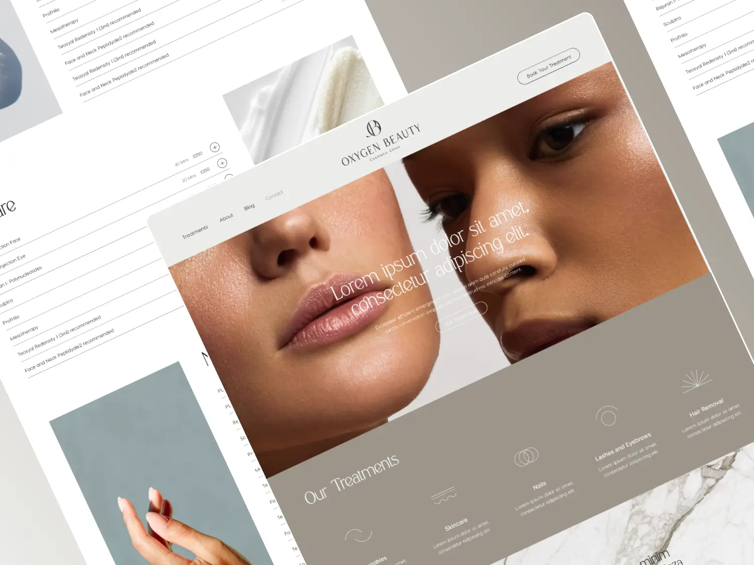Oxygen Beauty – Figma to WordPress Website