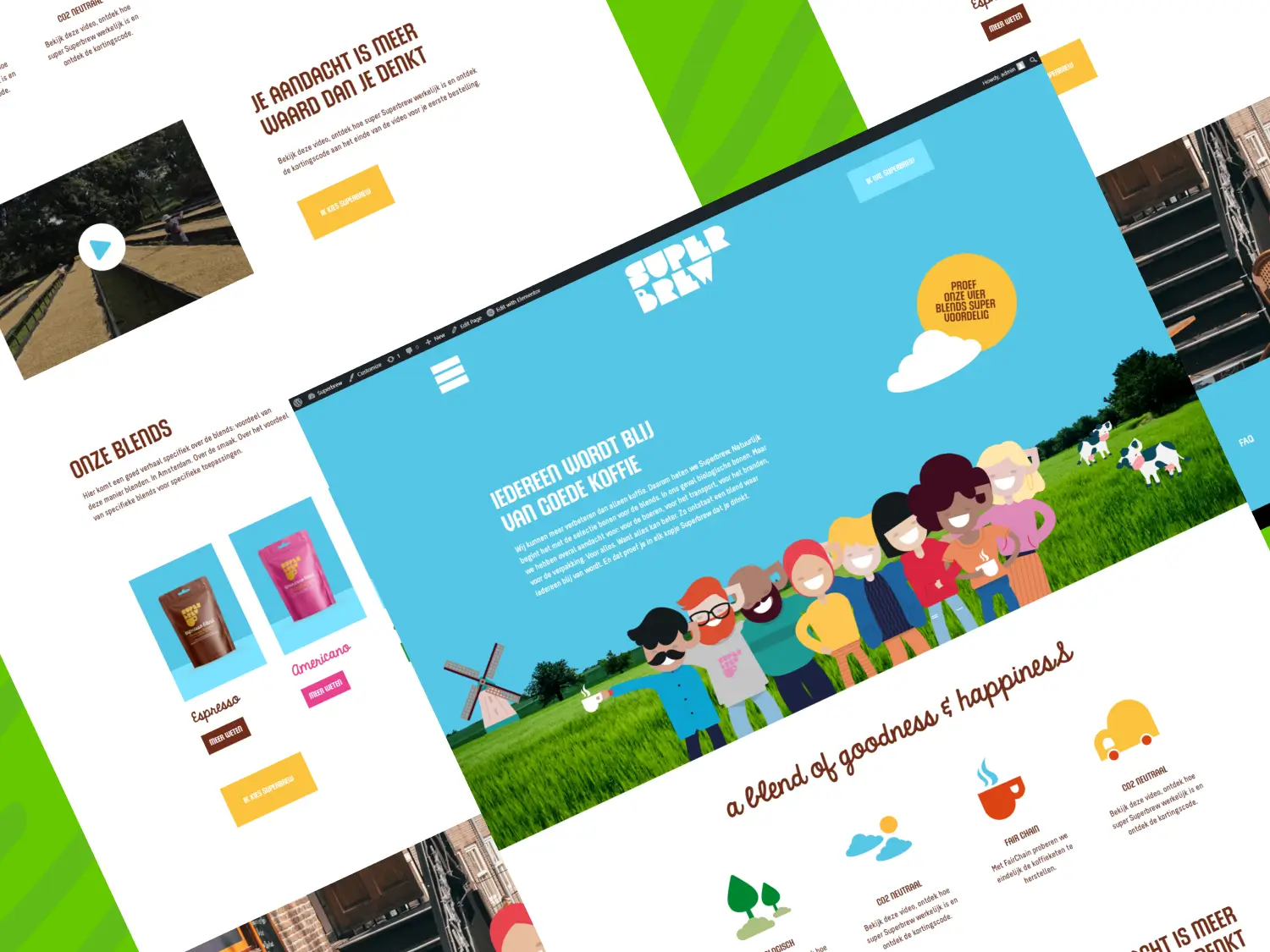 Superbrew – Adobe XD to WordPress Landing Page